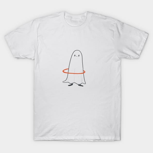 hula hoop ghost T-Shirt by claudiamaestriny